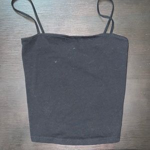 Black crop top